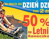 - 50% na tor saneczkowy MaltaSki